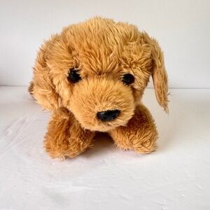 Aurora Golden Retriever Puppy Dog 10" Beige Plush Soft Stuffed Animal Toy